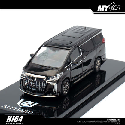 [Hobby Japan] Toyota Alphard Customized Version With Sun Roof - Black