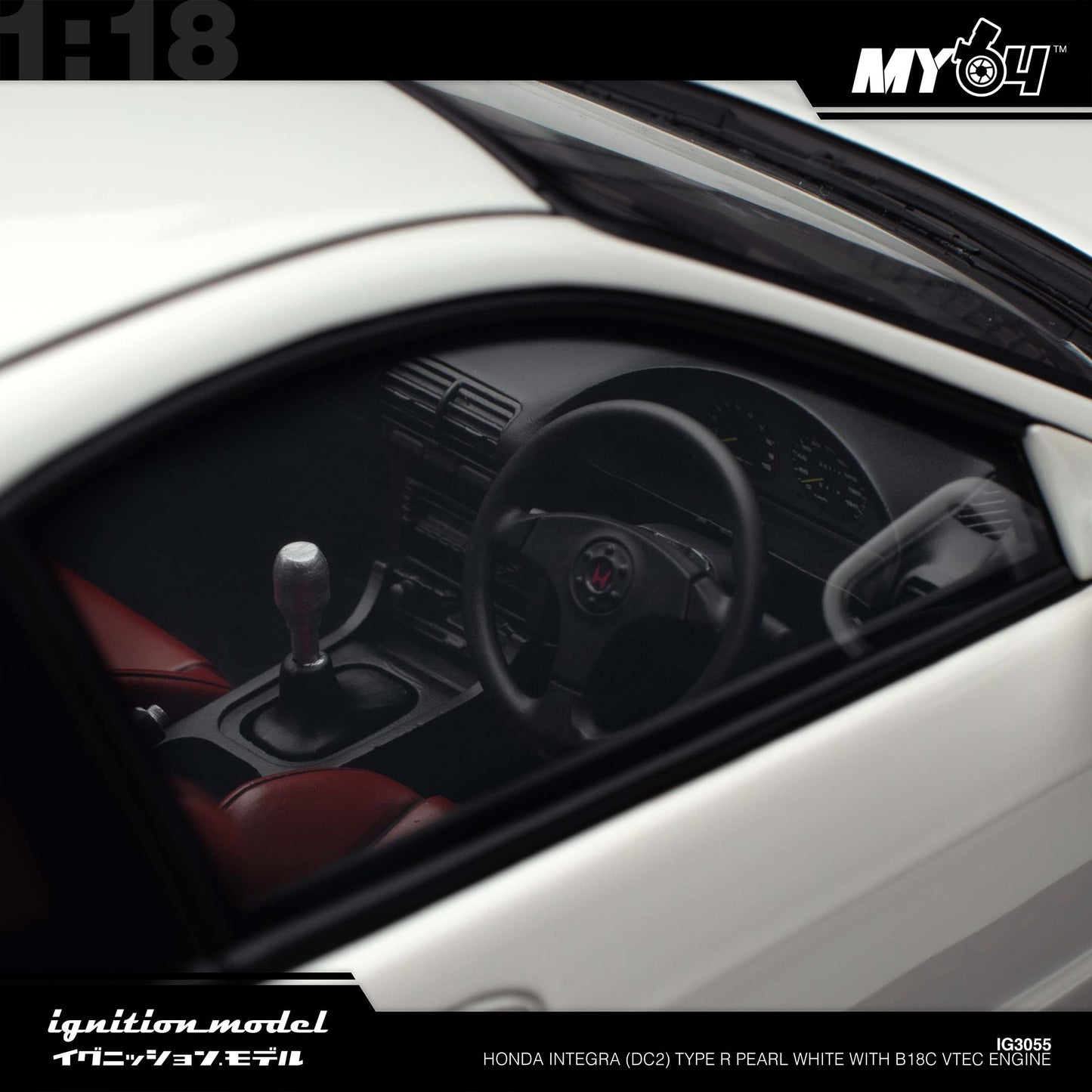 [Ignition Model] Honda Integra (DC2) Type R - Pearl White With B18C VTEC Engine