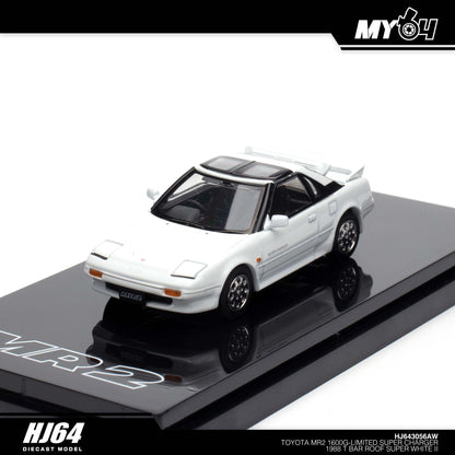 [Hobby Japan] Toyota MR2 1600G-LIMITED SUPER CHARGER 1988 T BAR ROOF - Super White II