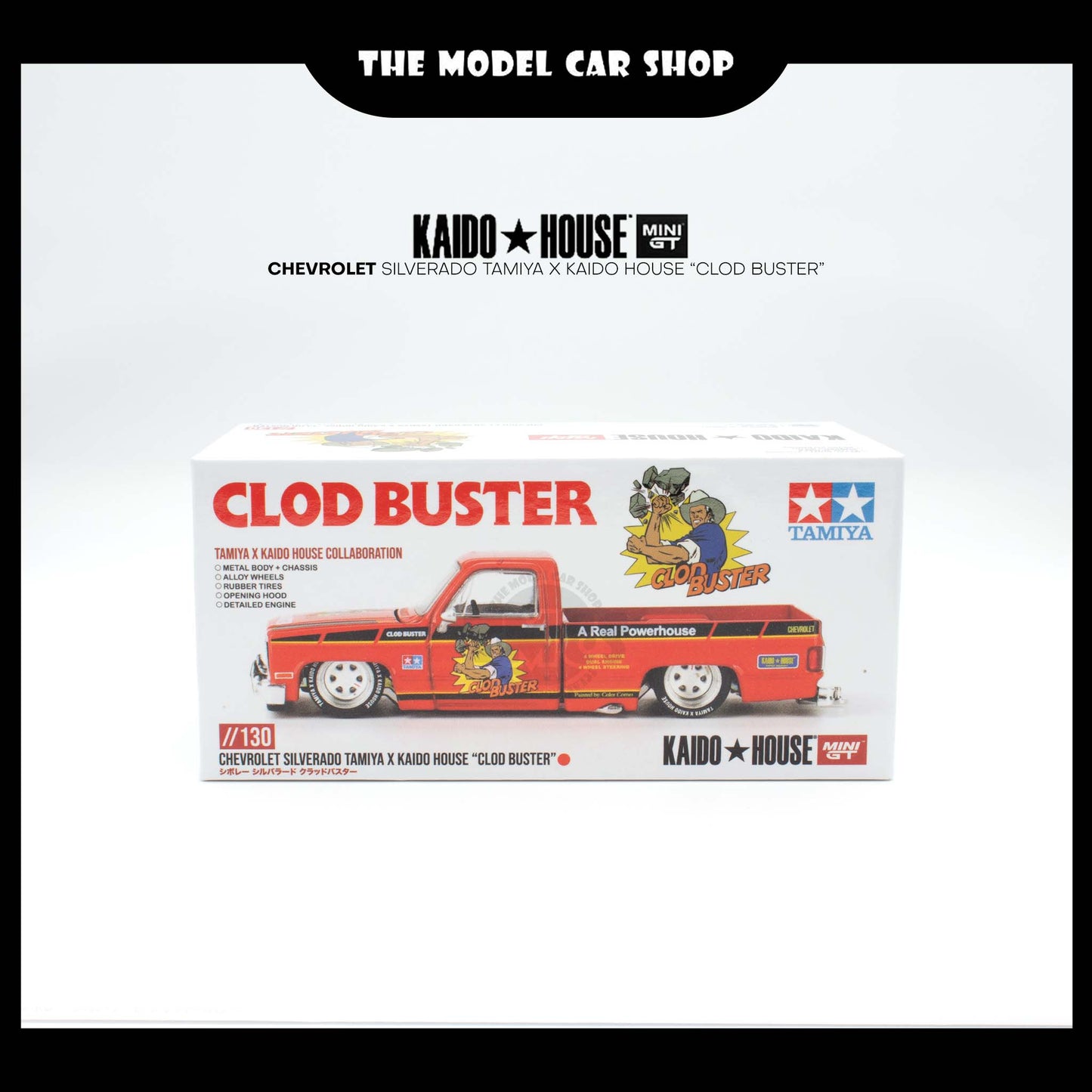 [Kaido House] Chevrolet Silverado TAMIYA X KAIDO HOUSE “Clod Buster”