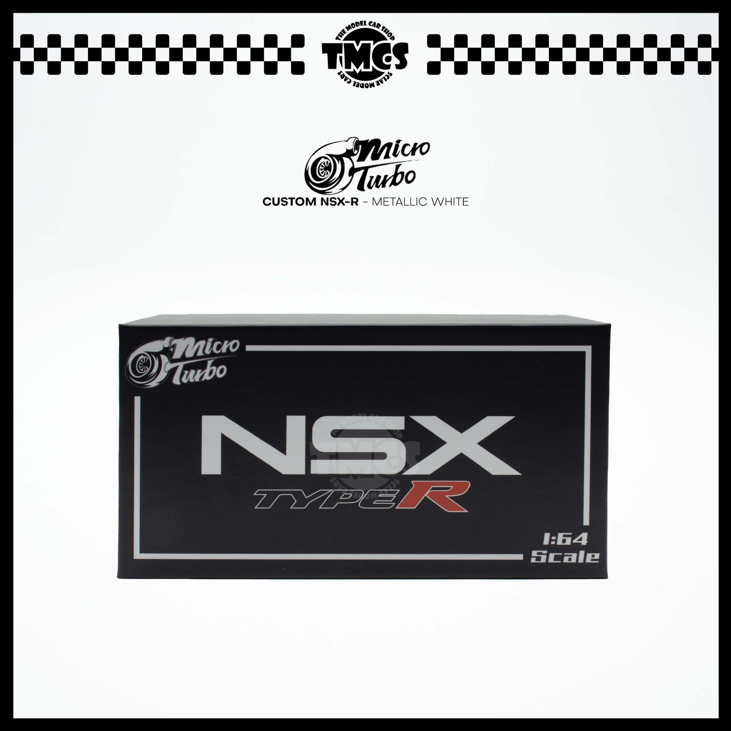 [Micro Turbo] Custom NSX-R - Metallic White