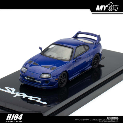 [Hobby Japan] Toyota SUPRA (JZA80) JDM CUSTOMIZED VERSION - Blue Mica Metallic