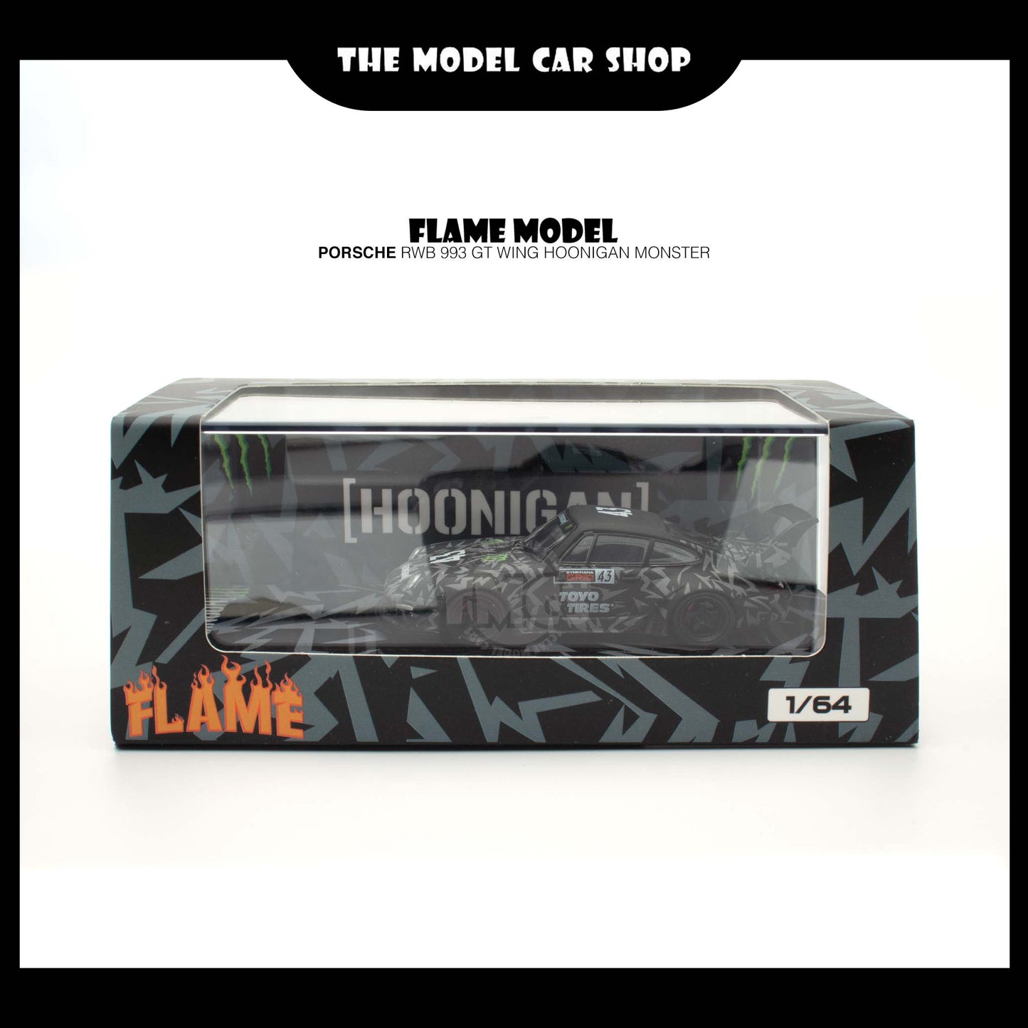 [Flame Model] Porsche RWB 993 GT Wing Hoonigan - Monster