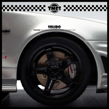 [Solido] 1:18 Nissan Skyline GT-R (R34) Z-Tune - Silver 1999