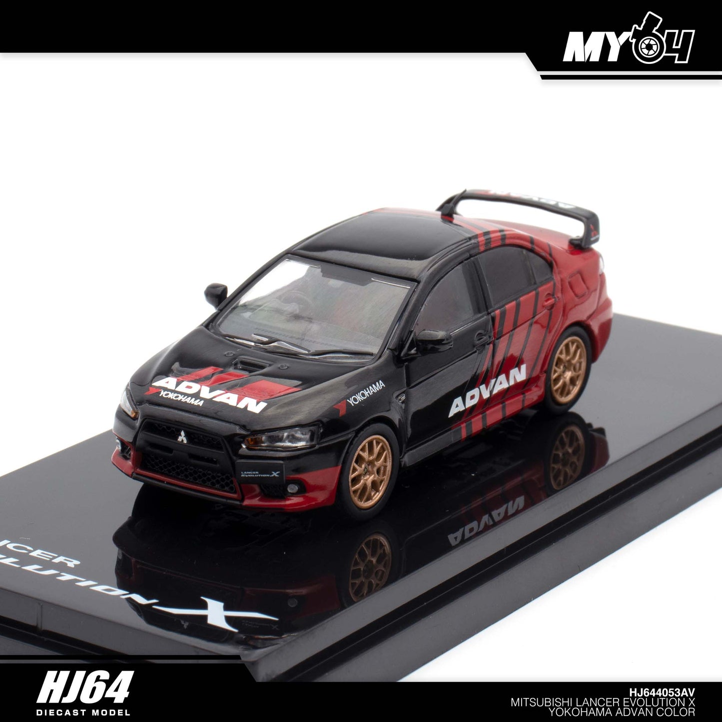 [Hobby Japan] Mitsubishi Lancer Evolution Ⅹ - Yokohama Advan Colour UNSEALED