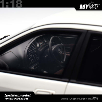 [Ignition Model]  1:18 Mitsubishi Lancer Evolution IV (CN9A) - White