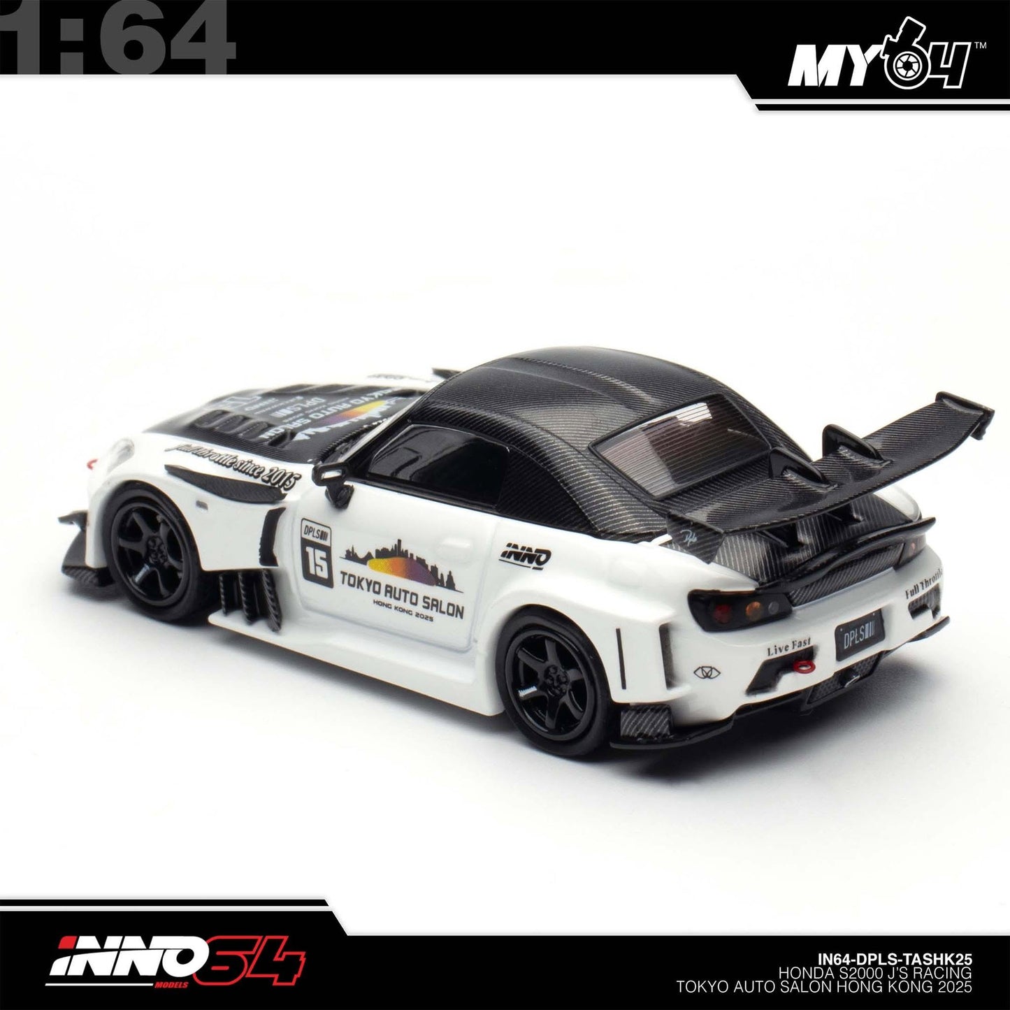 [INNO64] 1:64 Honda S2000 J'S RACING Tokyo Auto Salon Hong Kong 2025
