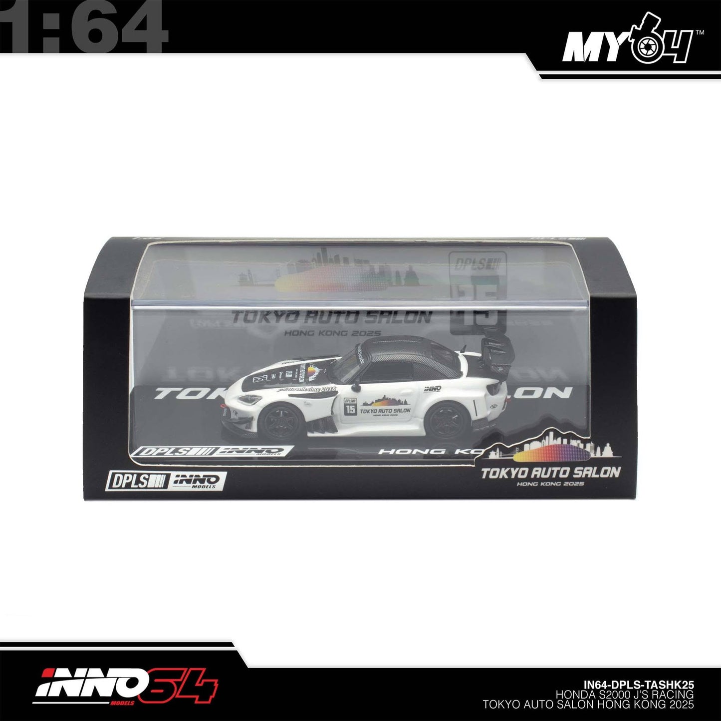 [INNO64] 1:64 Honda S2000 J'S RACING Tokyo Auto Salon Hong Kong 2025