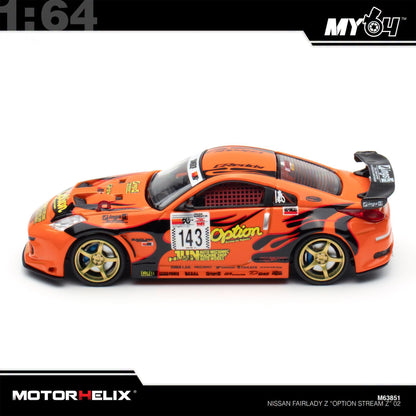 [Motorhelix] 1:64 Nissan Fairlady Z (Z33) "Option Stream Z" 2002 – Orange