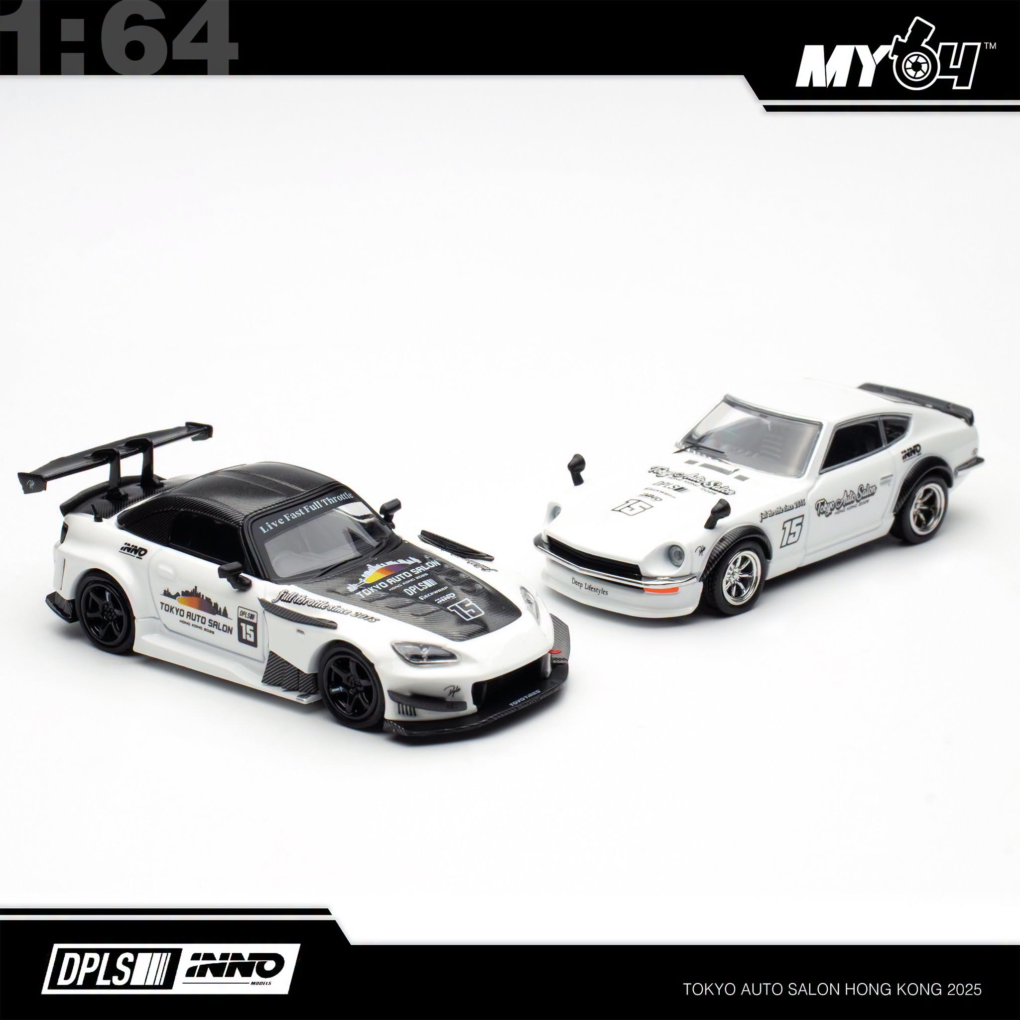 INNO64] 1:64 Honda S2000 JS Racing Tokyo Auto Salon Hong Kong 2025