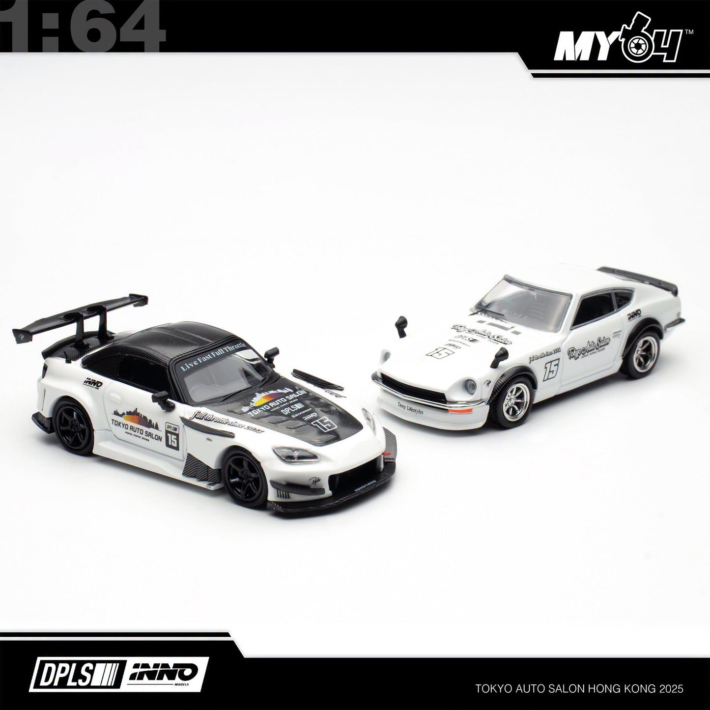 [INNO64] 1:64 Honda S2000 JS Racing Tokyo Auto Salon Hong Kong 2025 Box Set