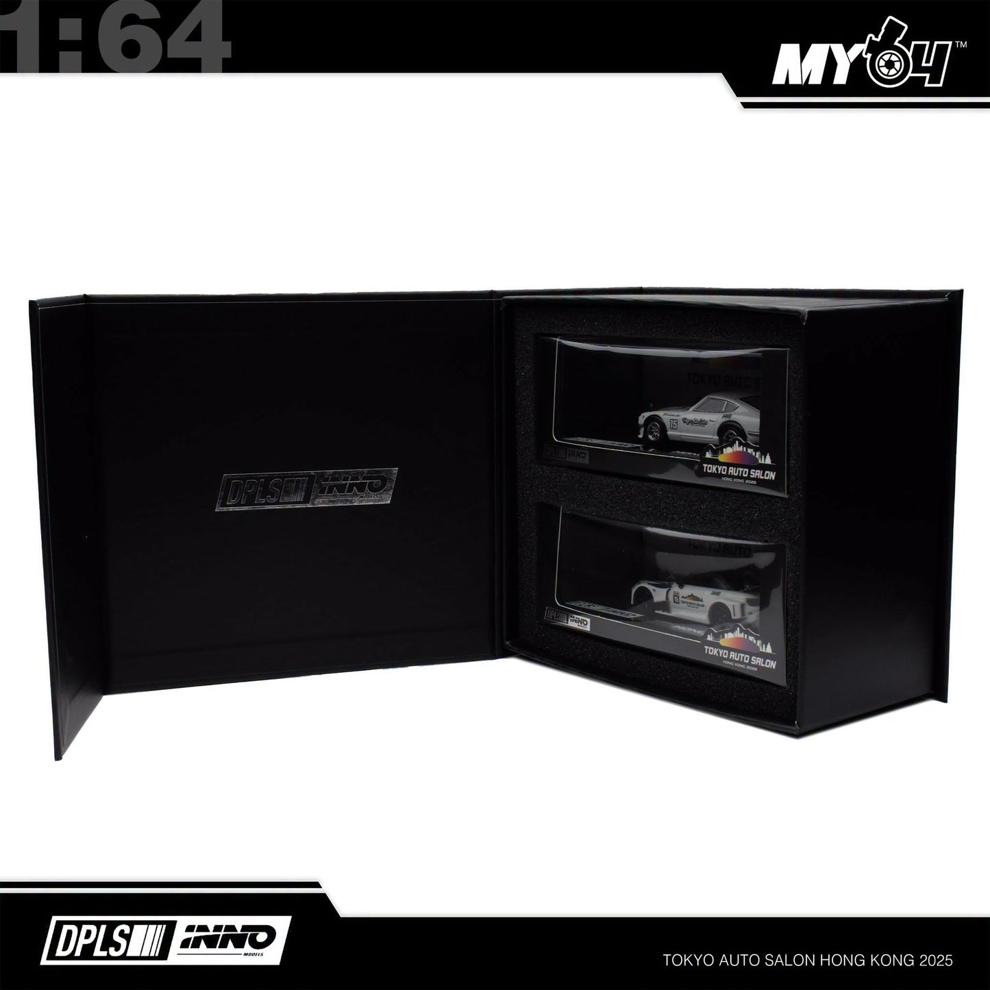 [INNO64] 1:64 Honda S2000 JS Racing Tokyo Auto Salon Hong Kong 2025 Box Set