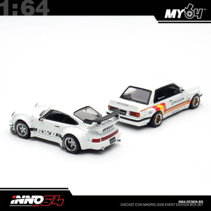 [INNO64] 1:64 Combo Set DIECAST CON MADRID 2026 Event Edition - RWB 930 + Pandem Rocket Bunny E30
