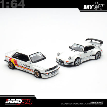 [INNO64] 1:64 Combo Set DIECAST CON MADRID 2026 Event Edition - RWB 930 + Pandem Rocket Bunny E30