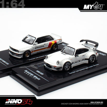 [INNO64] 1:64 Combo Set DIECAST CON MADRID 2026 Event Edition - RWB 930 + Pandem Rocket Bunny E30
