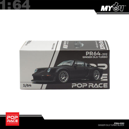 [Pop Race] 1:64 Singer DLS Turbo (Road) - Black
