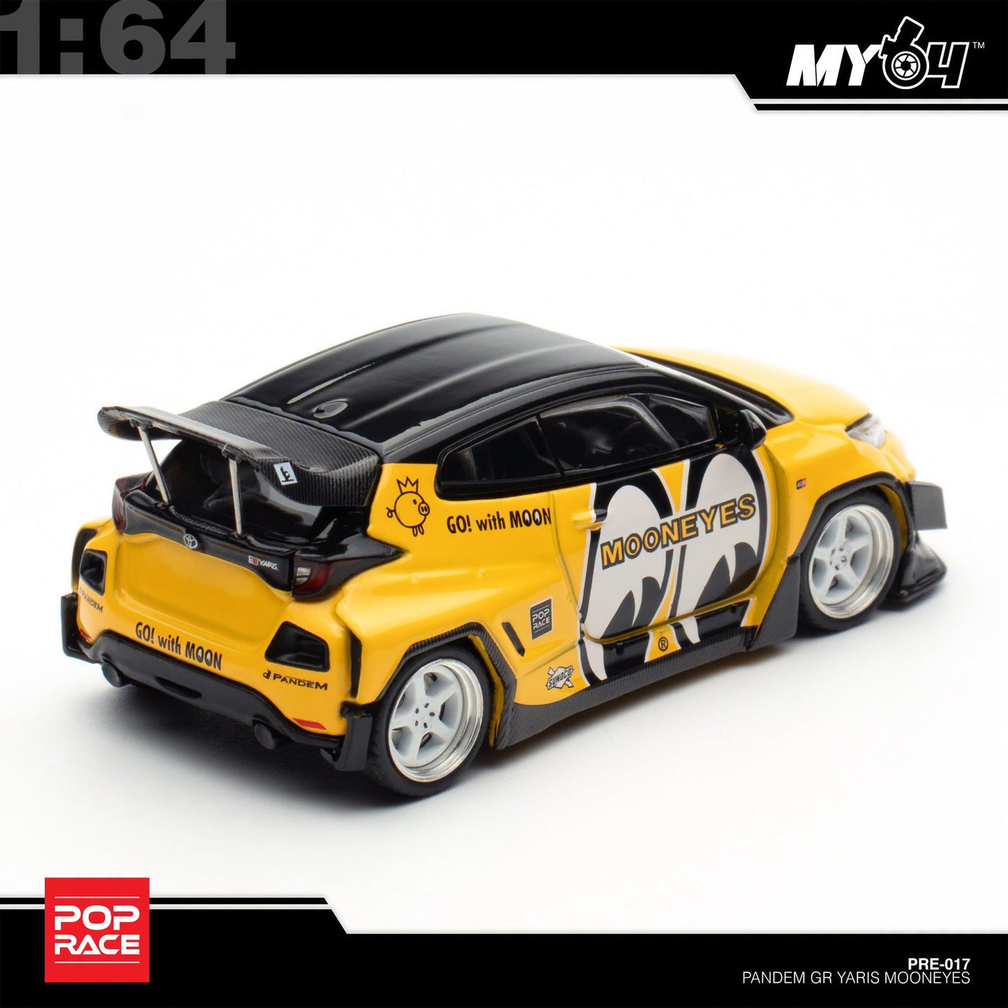 [Pop Race] 1:64 ENIGMA Pandem Toyota Yaris - MoonEyes