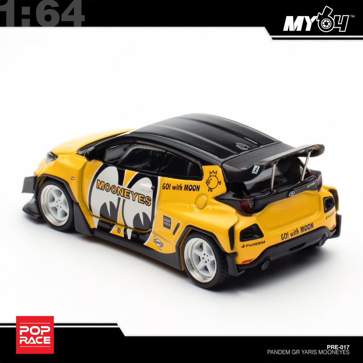 [Pop Race] 1:64 ENIGMA Pandem Toyota Yaris - MoonEyes