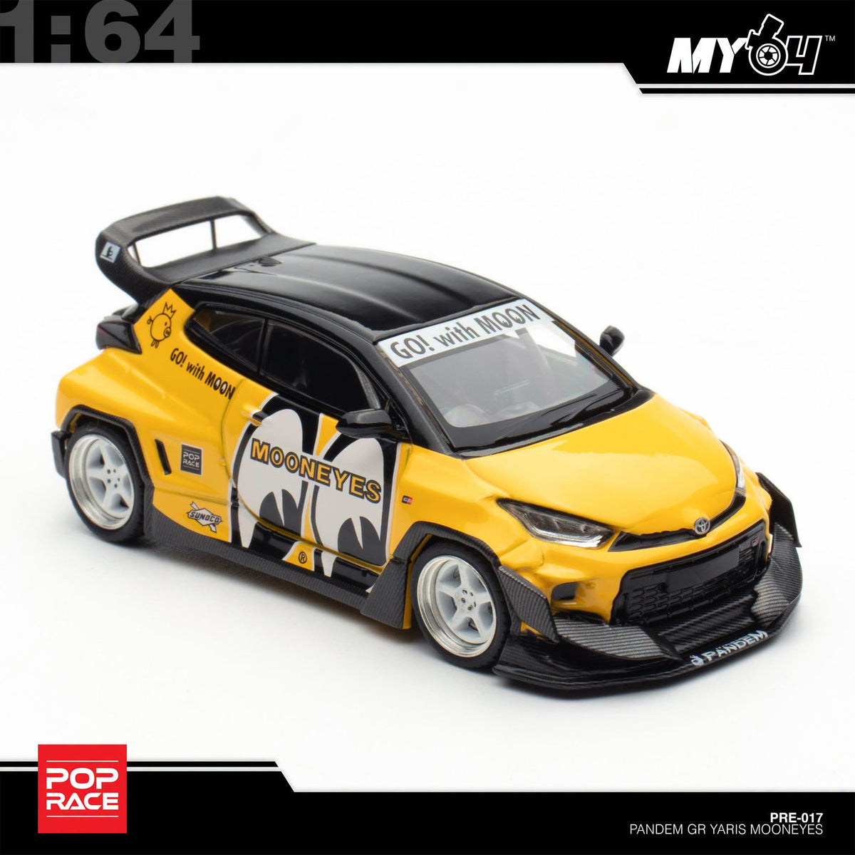[Pop Race] 1:64 ENIGMA Pandem Toyota Yaris - MoonEyes