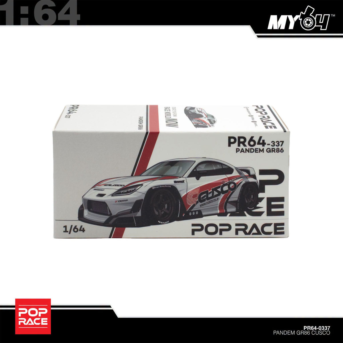 [Pop Race] 1:64 Pandem Toyota GR86 – Cusco