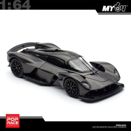 (UNSEAL UNIT) [Pop Race] 1:64 Aston Martin Valkyrie - Carbon Edition