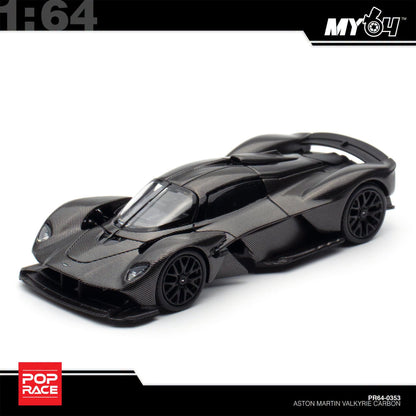 (UNSEAL UNIT) [Pop Race] 1:64 Aston Martin Valkyrie - Carbon Edition
