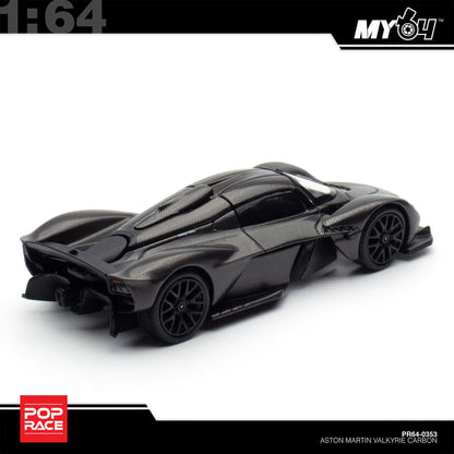 (UNSEAL UNIT) [Pop Race] 1:64 Aston Martin Valkyrie - Carbon Edition