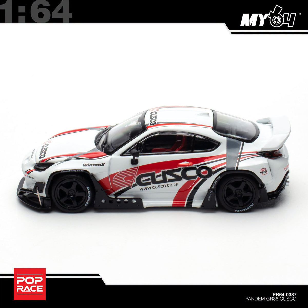 [Pop Race] 1:64 Pandem Toyota GR86 – Cusco