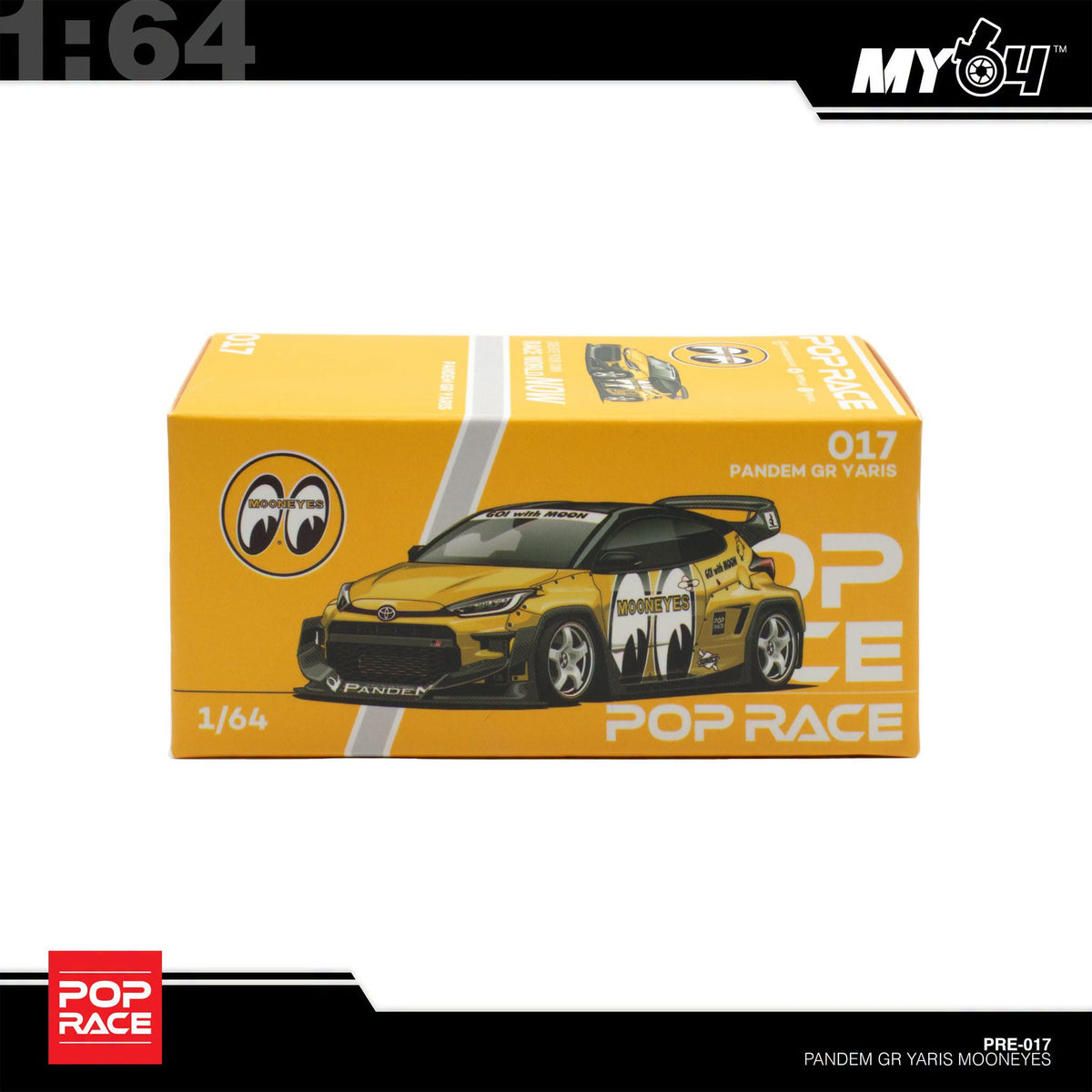 [Pop Race] 1:64 ENIGMA Pandem Toyota Yaris - MoonEyes
