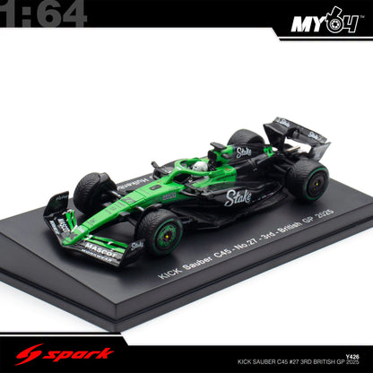 [Sparky] 1:64 Kick Sauber C45 No.27 Stake F1 Team Kick Sauber - 7th Australian GP 2025 - Nico Hulkenberg