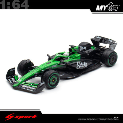 [Sparky] 1:64 Kick Sauber C45 No.27 Stake F1 Team Kick Sauber - 7th Australian GP 2025 - Nico Hulkenberg