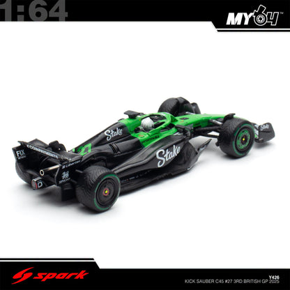 [Sparky] 1:64 Kick Sauber C45 No.27 Stake F1 Team Kick Sauber - 7th Australian GP 2025 - Nico Hulkenberg