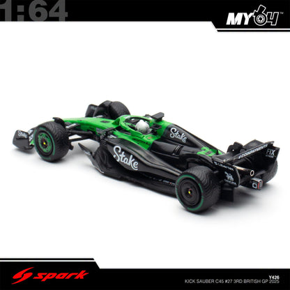 [Sparky] 1:64 Kick Sauber C45 No.27 Stake F1 Team Kick Sauber - 7th Australian GP 2025 - Nico Hulkenberg