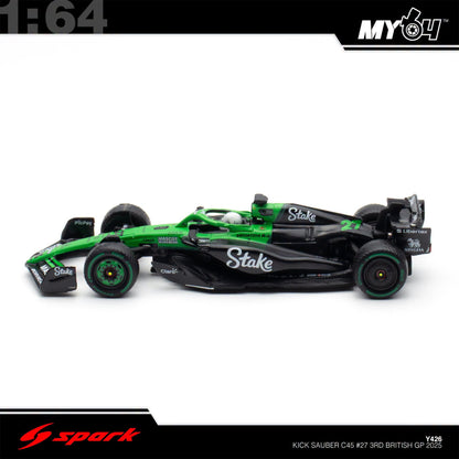 [Sparky] 1:64 Kick Sauber C45 No.27 Stake F1 Team Kick Sauber - 7th Australian GP 2025 - Nico Hulkenberg