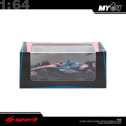 [Sparky] 1:64 Alpine A525 No.10 BWT Alpine Formula One Team - Japanese GP 2025 - Pierre Gasly