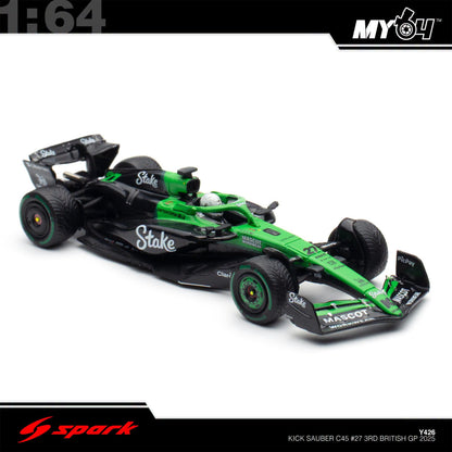 [Sparky] 1:64 Kick Sauber C45 No.27 Stake F1 Team Kick Sauber - 7th Australian GP 2025 - Nico Hulkenberg