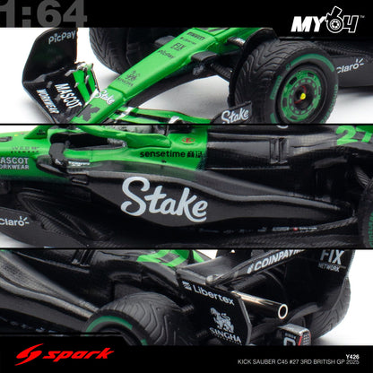 [Sparky] 1:64 Kick Sauber C45 No.27 Stake F1 Team Kick Sauber - 7th Australian GP 2025 - Nico Hulkenberg