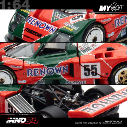 [INNO64] 1:64 Mazda 787B Winner at 24 Hours of Le Mans 1991