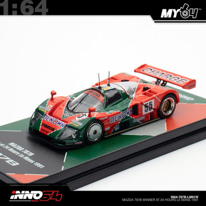 [INNO64] 1:64 Mazda 787B Winner at 24 Hours of Le Mans 1991