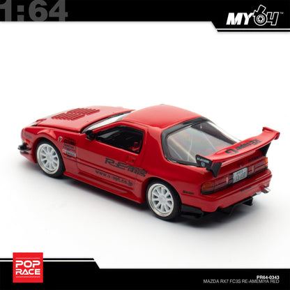 [Pop Race] 1:64 Mazda RX-7 FC3S RE-Amemiya - Red