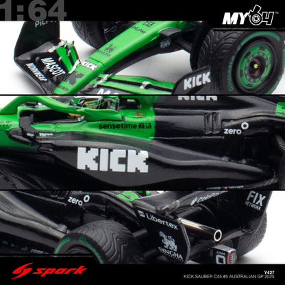 [Sparky] 1:64 Kick Sauber C45 No.5 Stake F1 Team Kick Sauber - Australian GP 2025 - Gabriel Bortoleto