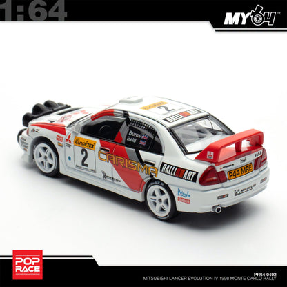 [Pop Race] 1:64 Mitsubishi Lancer Evolution IV - 1998 Monte Carlo
