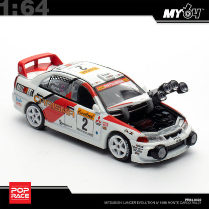 [Pop Race] 1:64 Mitsubishi Lancer Evolution IV - 1998 Monte Carlo