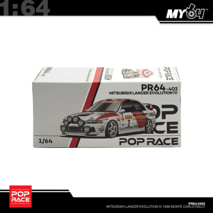 [Pop Race] 1:64 Mitsubishi Lancer Evolution IV - 1998 Monte Carlo