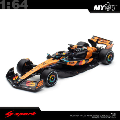 [Sparky] 1:64 McLaren MCL39 No.81 McLaren Formula 1 Team- Winner Chinese GP 2025- Oscar Piastri