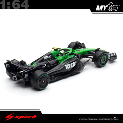 [Sparky] 1:64 Kick Sauber C45 No.5 Stake F1 Team Kick Sauber - Australian GP 2025 - Gabriel Bortoleto