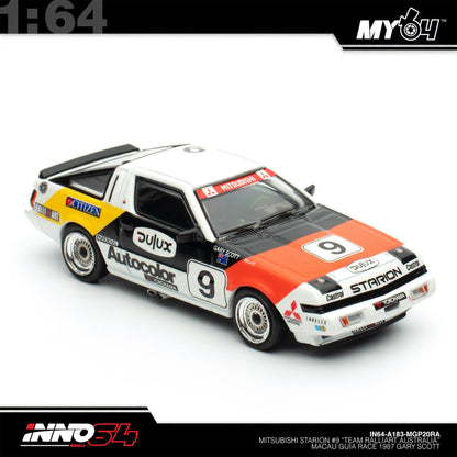 [INNO64] 1:64 Mitsubishi Starion #9 "Team Ralliart Australia" Macau Guia Race 1987 Gary Scott