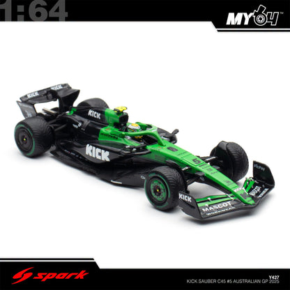 [Sparky] 1:64 Kick Sauber C45 No.5 Stake F1 Team Kick Sauber - Australian GP 2025 - Gabriel Bortoleto