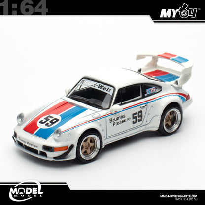 [Kit Go] 1:64 Combo Set H300 Flat Bed Truck + RWB964 (Model Model)
