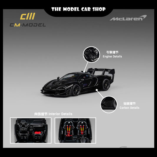 [CM Model] McLaren SennaGTR - Black
